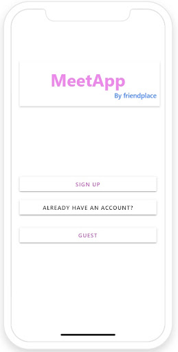 Android application MeetApp screenshort