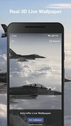 Aircrafts Live Wallpaper Screen 3