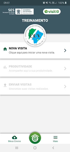 Android application e-Visit@ - Endemias v3 screenshort