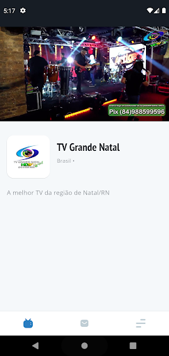 Android application TV GRANDE NATAL HDTV screenshort