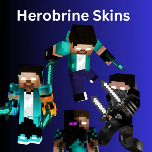 MCPEDL on X: Herobrine Skin Pack -  (1.2 Beta Only)  - By @fromgate  / X