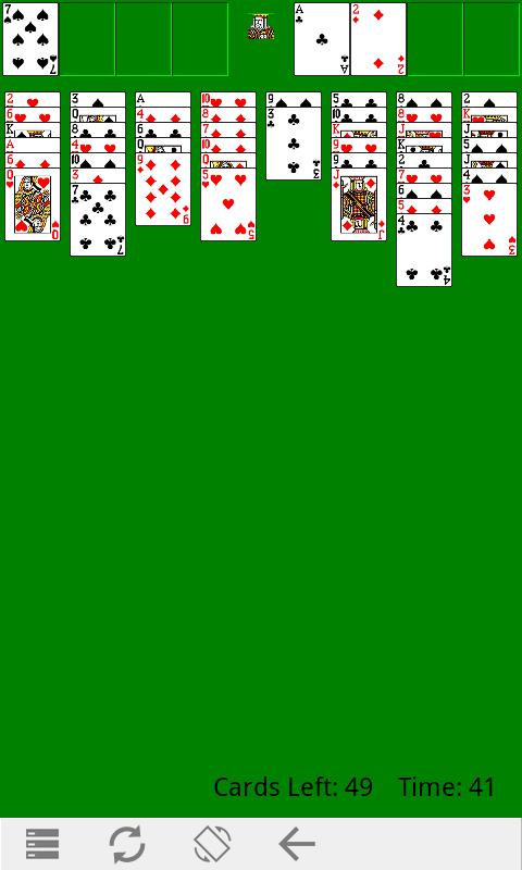 Android application Classic FreeCell HD screenshort