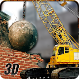 Wrecking Ball Demolition Crane icon