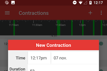 how to track contractions app