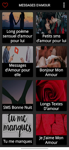 Messages Damour Touchants Screen 2