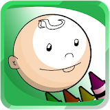 ? coloring book for kids free icon