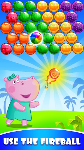Hippo Bubble Pop Game screenshot 21