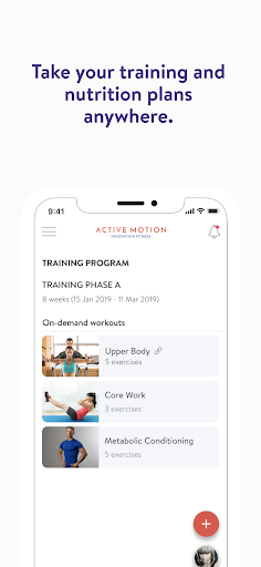 Active Motion Online Screen 3