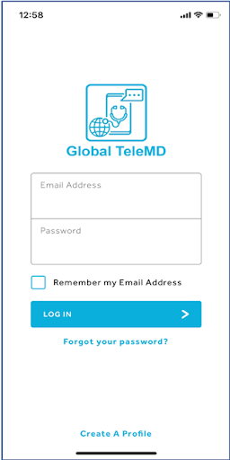 Android application Global TeleMD screenshort
