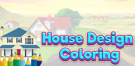 conception maison - coloriage
