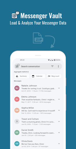Android application Messenger Vault screenshort
