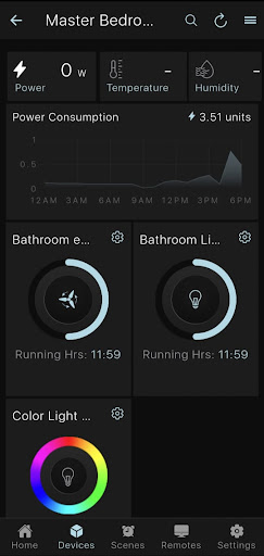 UNISEVEN Home Automation Screen 3