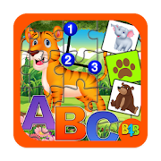 Wild Animals Puzzles for Kids‬