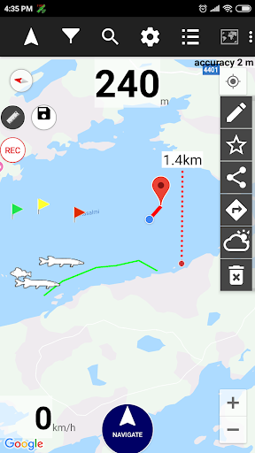 My fishing places GPS 2300 screenshots 1