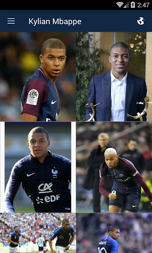 Android application Kylian Mbappé HD Wallpaper screenshort