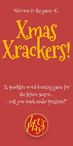 Xmas Xrackers - word crackers