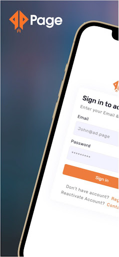 Android application Page Ads screenshort