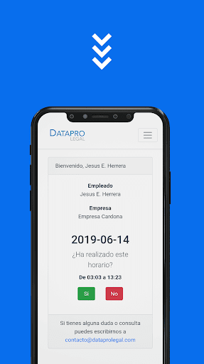 DataPro Control Horario 2.0 Screen 2