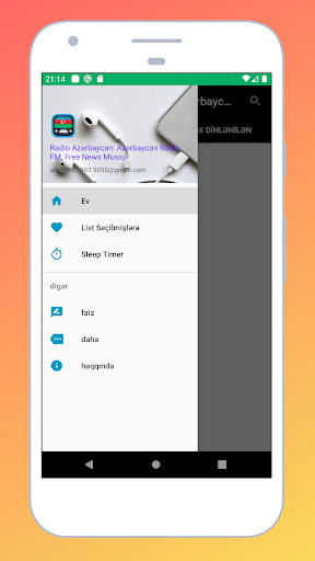 Android application Radio Azerbaijan: Radio Online screenshort