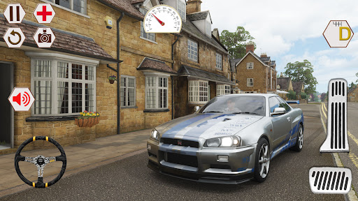 Android application City Simulator Nissan Skyline screenshort