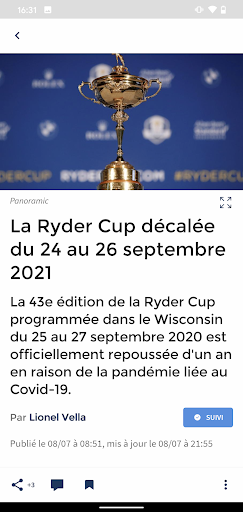 Figaro Golf: info et résultats Screen 2
