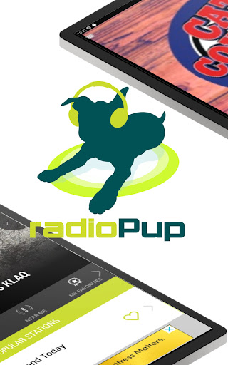 Screenshot of radioPup: Live & Local Radio