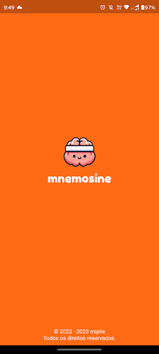 Android application mnemosine - Memória screenshort