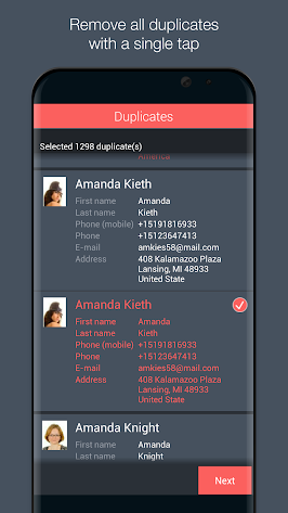 Download apk Contacts Optimizer MOD EXTRA