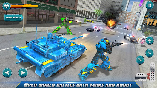 Stealth Robot Car Games 3d screenshots 10