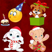 Birthday Christmas Emoji  Icon