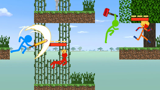 Captura de Pantalla 1 Stickman Combat: Craft War android