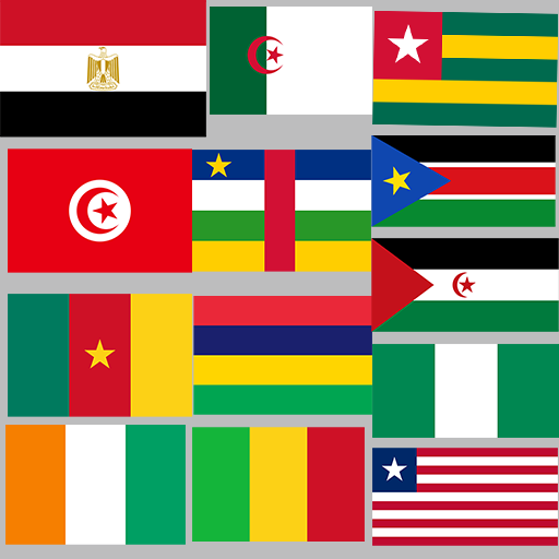 African Flag Stickers logo