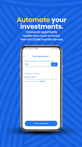 LOOMO - Build Wealth Safely Screen 3
