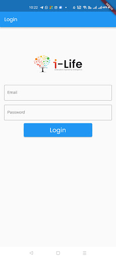 Android application i-Life LMS screenshort