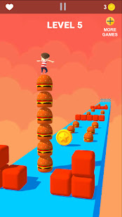 Cube Stacker Surfer 3D - Run Free Cube Jumper Game Varies with device screenshots 1