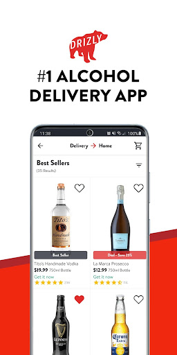 Drizly: Alcohol delivery. Order Wine Beer & Liquor 4.26.0 screenshots 1