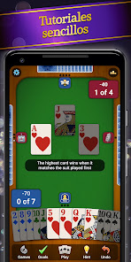 Screenshot 2 Spades Juego de cartas clásico android