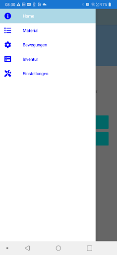 Android application mainttecStocks screenshort