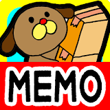 Memo Pad Widget DOGS Free icon