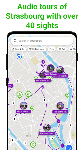 Android application Strasbourg SmartGuide screenshort