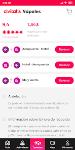 Captura 4 Guía de Nápoles de Civitatis android