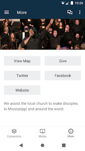 Mississippi Baptist Convention Screen 3