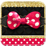Pink Gold Bowknot 💘 Theme icon