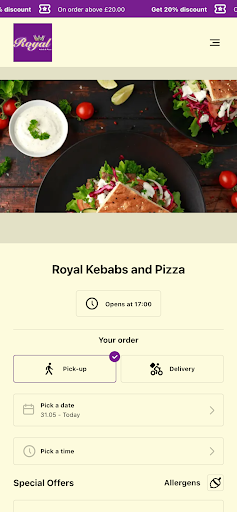 Royal Kebabs and Pizza Screen 2