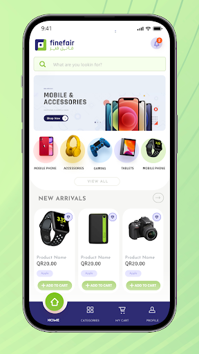 Android application Finefair screenshort