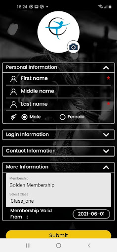 Android application Serenity health & wellness screenshort