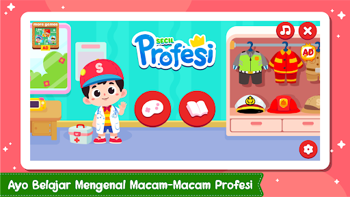 Android application Belajar Profesi Pekerjaan screenshort