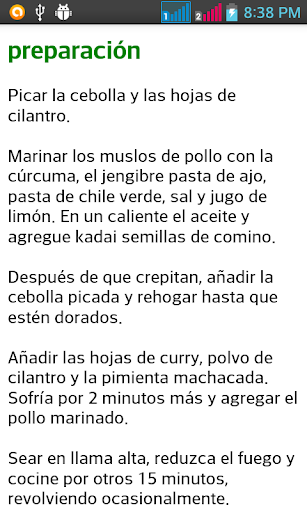 recetas De Pollo Screen 3