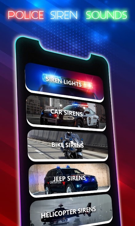 Real Police Siren Sound effect Screen 2