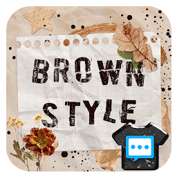 Kuvake-kuva NextSMS brown style skin